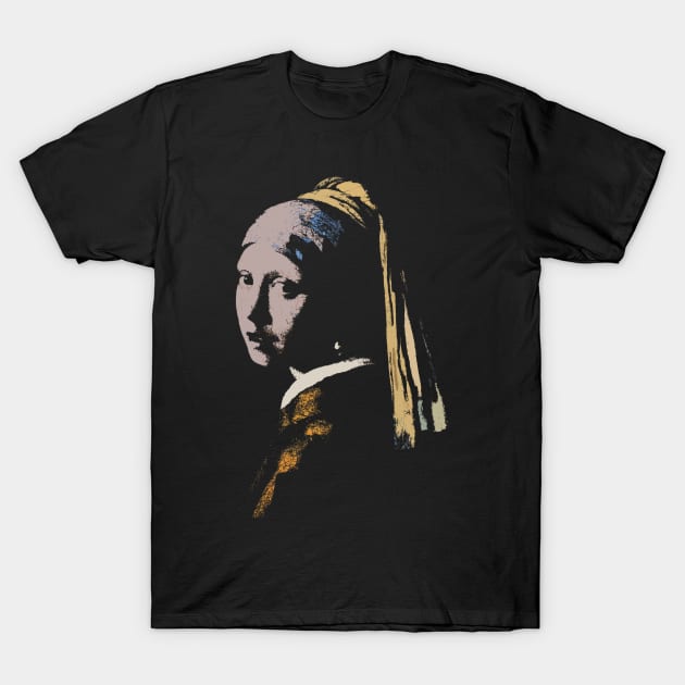 Girl with a pearl earring T-Shirt by Paskwaleeno